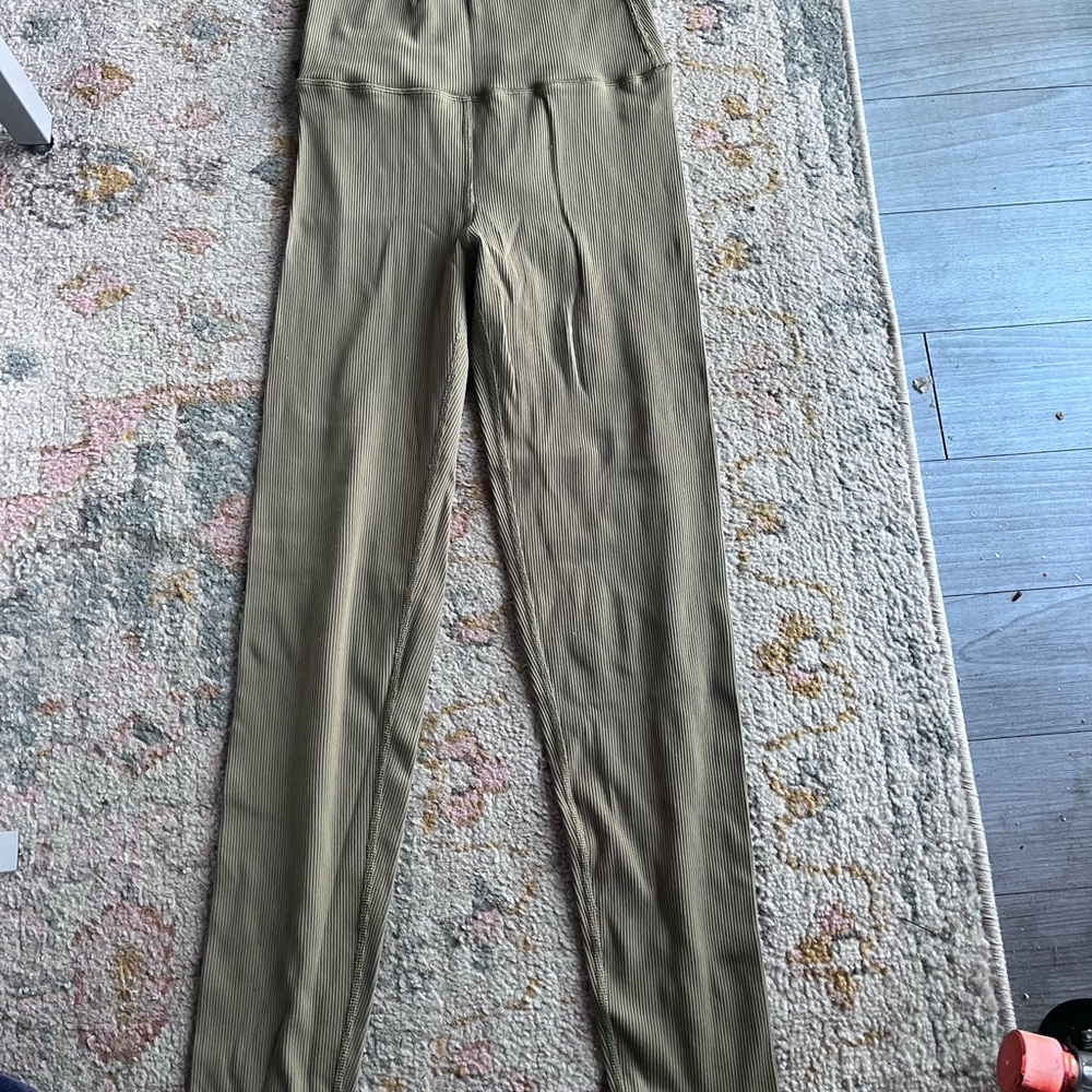 Aerie Green High-Waisted Leggings